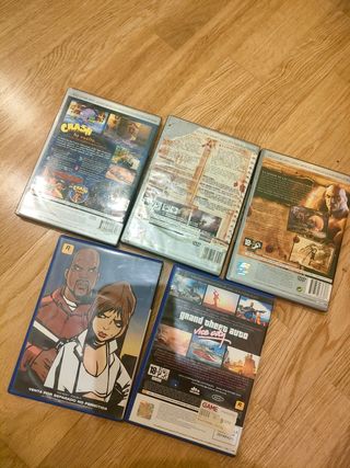 Pack 5 Juegos PS2: Crash, Resident Evil, God of Wa