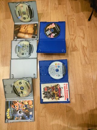 Pack 5 Juegos PS2: Crash, Resident Evil, God of Wa