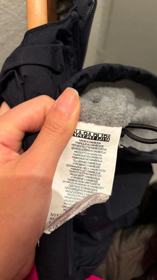 Chaqueta Napapijri azul niño