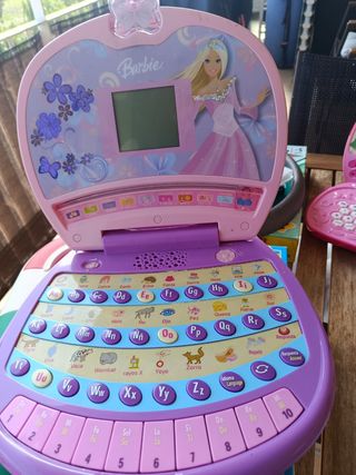 Ordenador Infantil Barbie Rosa