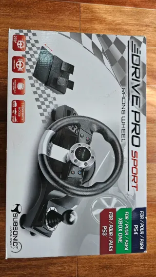 Volante Subsonic eDrive Pro Sport PS4/PS3/Xbox One