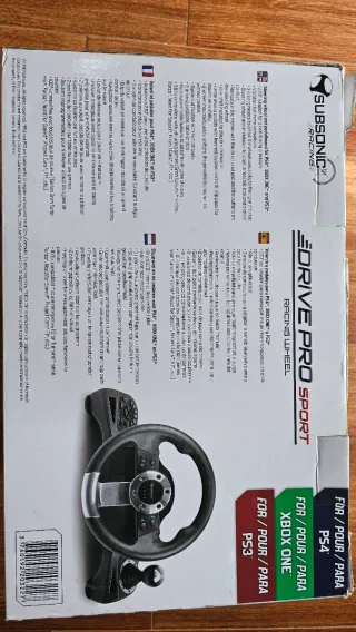 Volante Subsonic eDrive Pro Sport PS4/PS3/Xbox One