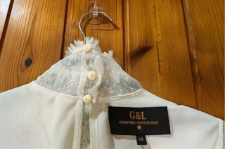 Vestido blanco boho Talla XS