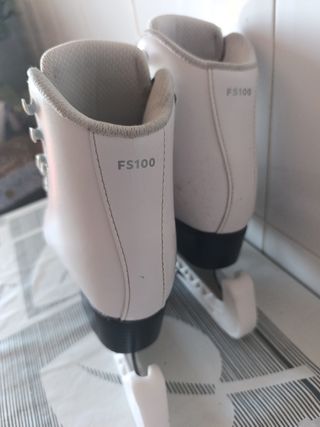 Patines de hielo blancos Oxelo talla 36