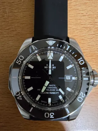 Reloj Swiss Military 1000m Automático Negro