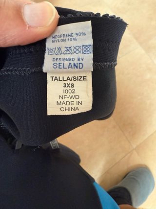 Neopreno natación Seland