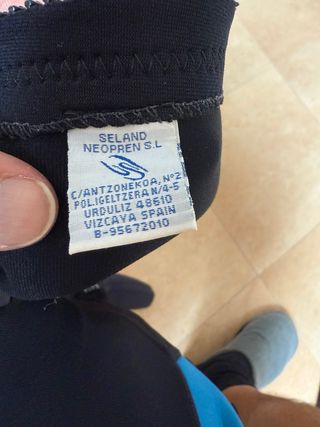Neopreno natación Seland