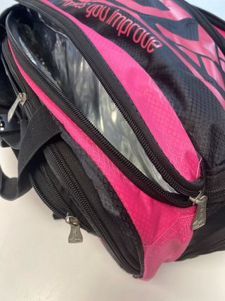 Mochila Padel NOX Negra y Rosa