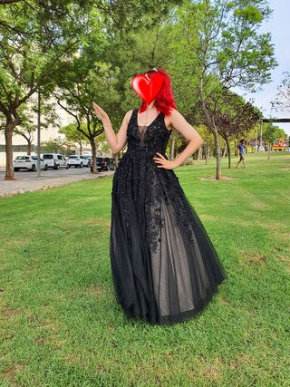Vestido Negro Novia/Graduación