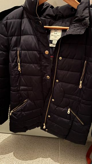 Abrigo Massimo Dutti niña azul