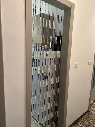 Tenda per porta a cordicelle in legno