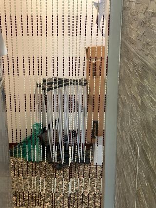 Tenda per porta a cordicelle in legno