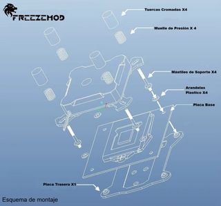 SOPORTE COOLERS/WATERBLOCK LGA 1700.
