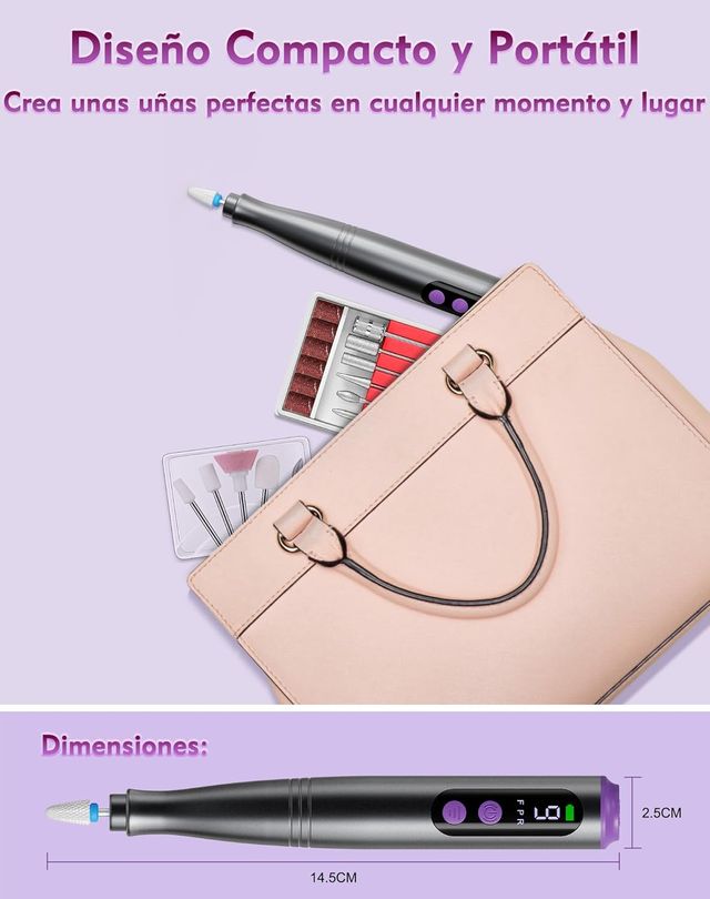Torno Profesional Uñas 9 Velocidades