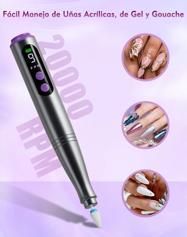 Torno Profesional Uñas 9 Velocidades