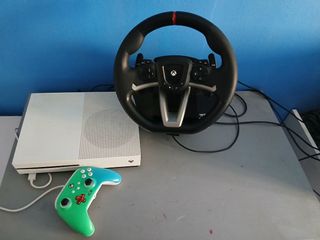 Xbox One S Blanca con Mando Multicolor