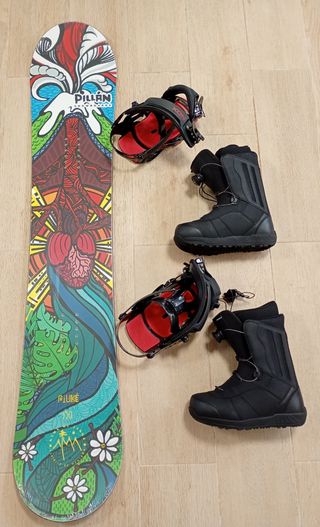 Dos Tabla de Snowboard, Botas y Fijaciones NUEVOS