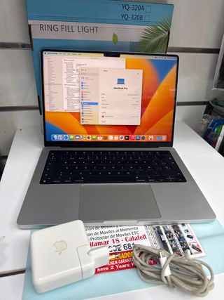 MacBook Pro M1 Pro 16GB 1TB Plata como nuevo
