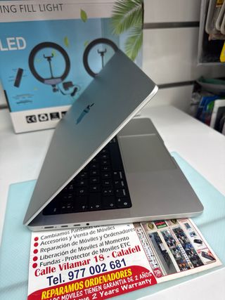 MacBook Pro M1 Pro 16GB 1TB Plata como nuevo