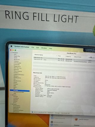 MacBook Pro M1 Pro 16GB 1TB Plata como nuevo
