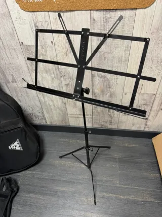 Guitarra española STAGG con atril y cuerdas de re