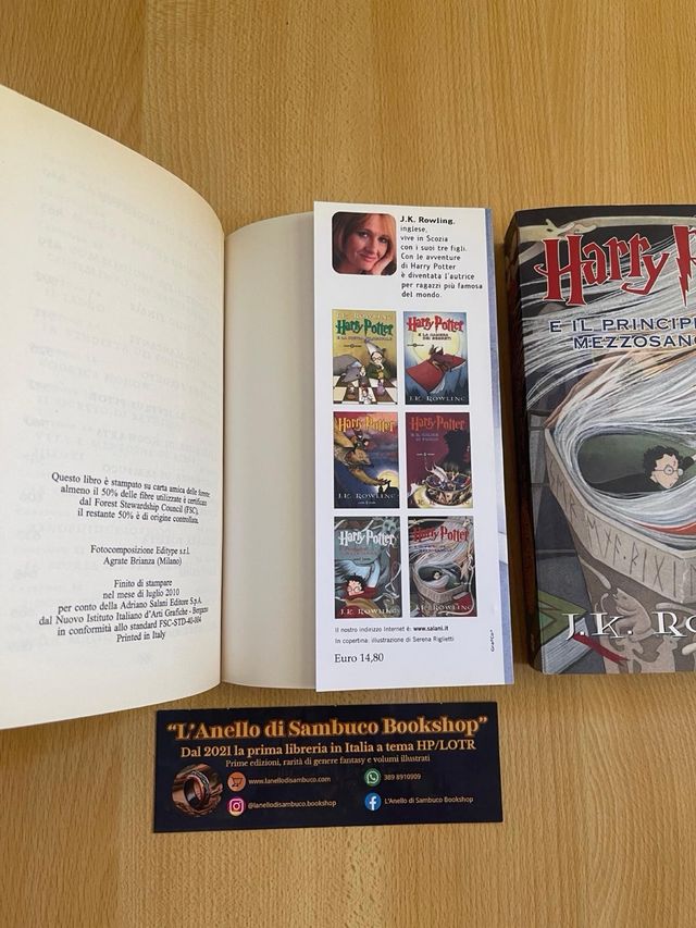 Harry Potter ultimi due volumi vecchia traduzione