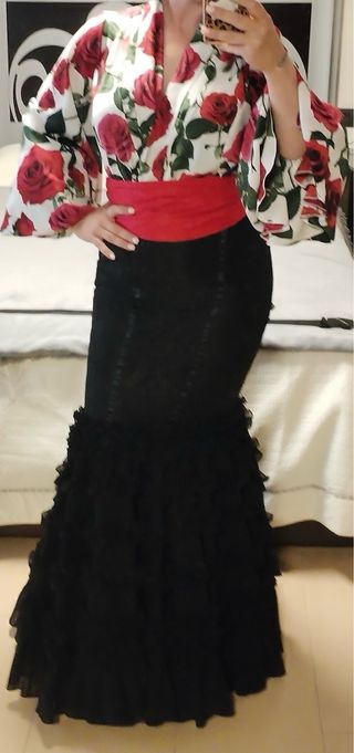 Vestido Flamenca Gitana Nelson Carreras