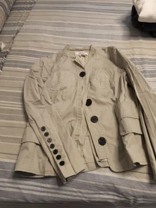 Chaqueta Zara Basic Beige Talla L