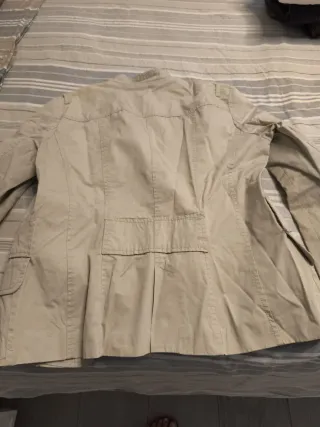 Chaqueta Zara Basic Beige Talla L