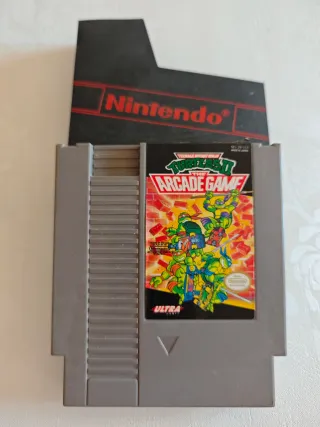 Turtles II The Arcade Game NES y Wii Party 