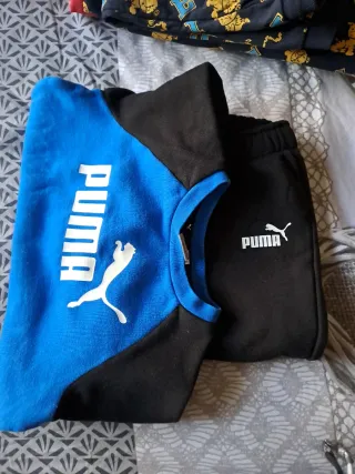 Chándal Puma azul y negro 2-3 años