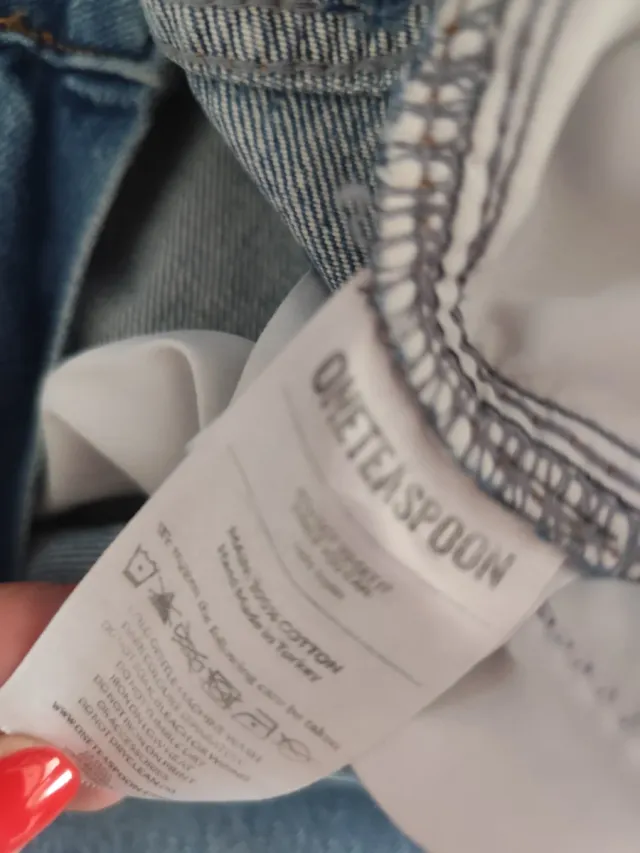 One Teaspoon Jeans Anchos Desgastados