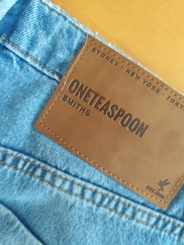 One Teaspoon Jeans Anchos Desgastados