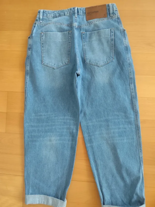 One Teaspoon Jeans Anchos Desgastados