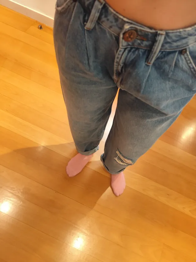 One Teaspoon Jeans Anchos Desgastados