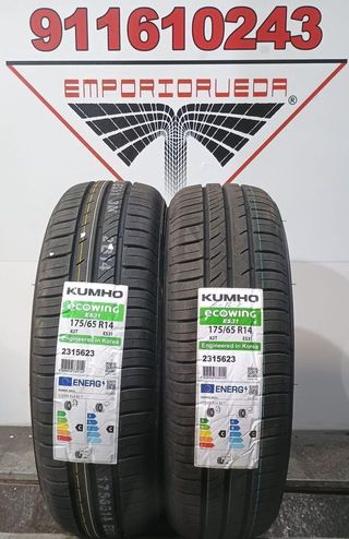 4UD 175 65 14 T KUMHO RUEDA NUEVA YA MONTADA