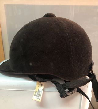 Casco de hípica negro