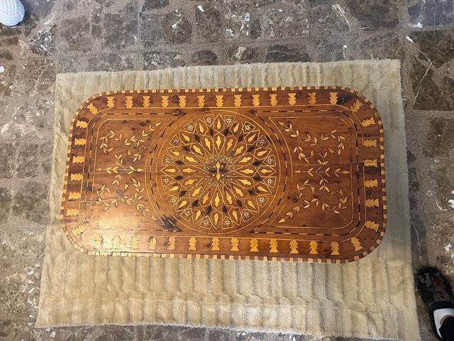 Mesa antigua estilo Sáhara