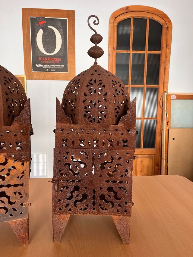 Faroles Marroquíes de Metal. PRECIO POR LA PAREJA