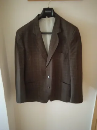 Chaqueta de caballero marrón