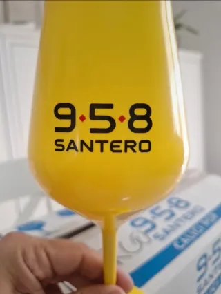 Bicchiere Santero 958 Giallo Plastica
