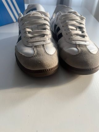 Adidas Samba Blancas y Grises