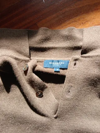 Jersey Burberry Lana Marrón