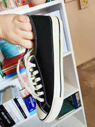 Zapatillas tipo CONVERSE Negras Unisex Talla 44