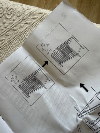 Cuna SUNDVIK IKEA blanca