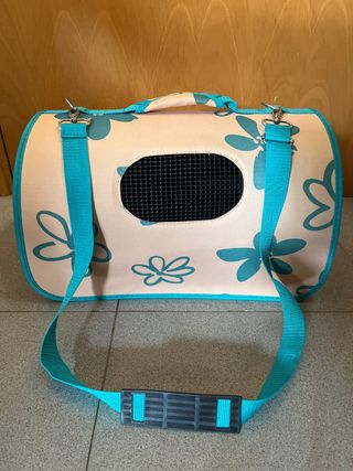Transportín para mascotas floral