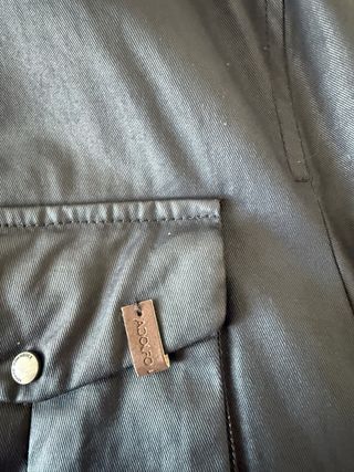 Parka Adolfo Domínguez encerada acolchada