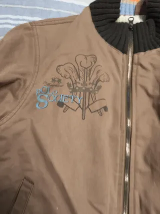 Chaqueta Bomber La Martina Marrón Multicolor