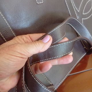 Bolso Piel Purificación García Marrón
