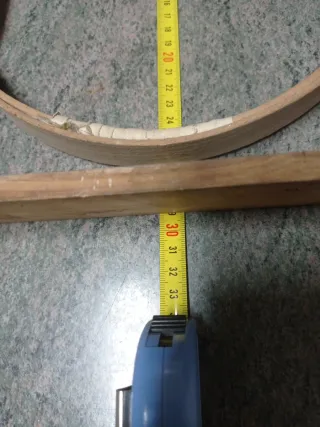 Antiguo bastidor madera bordar